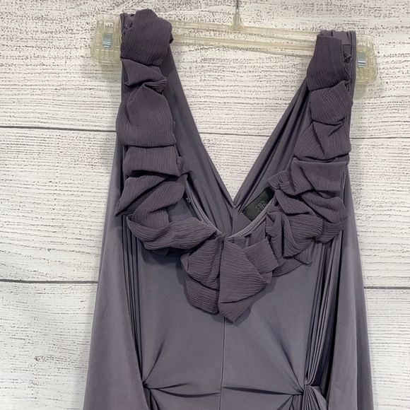 BANANA REPUBLIC MONOGRAM- Gray Sleeveless dress XS - Picture 6 of 9